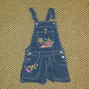 Overall Shorts